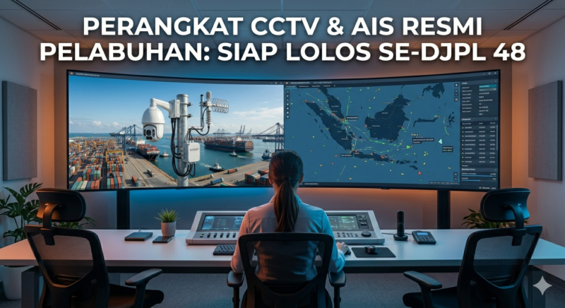 Perangkat CCTV & AIS Resmi Pelabuhan Siap Lolos SE-DJPL 48