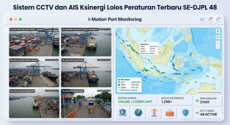 Sistem CCTV dan AIS Ksinergi Lolos Peraturan Terbaru SE-DJPL 48