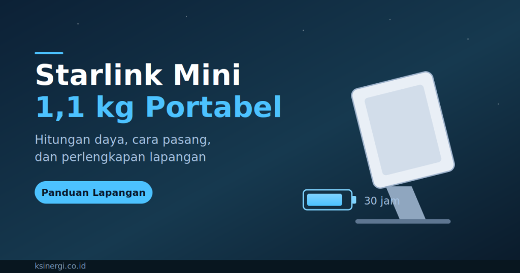starlink mini internet portabel