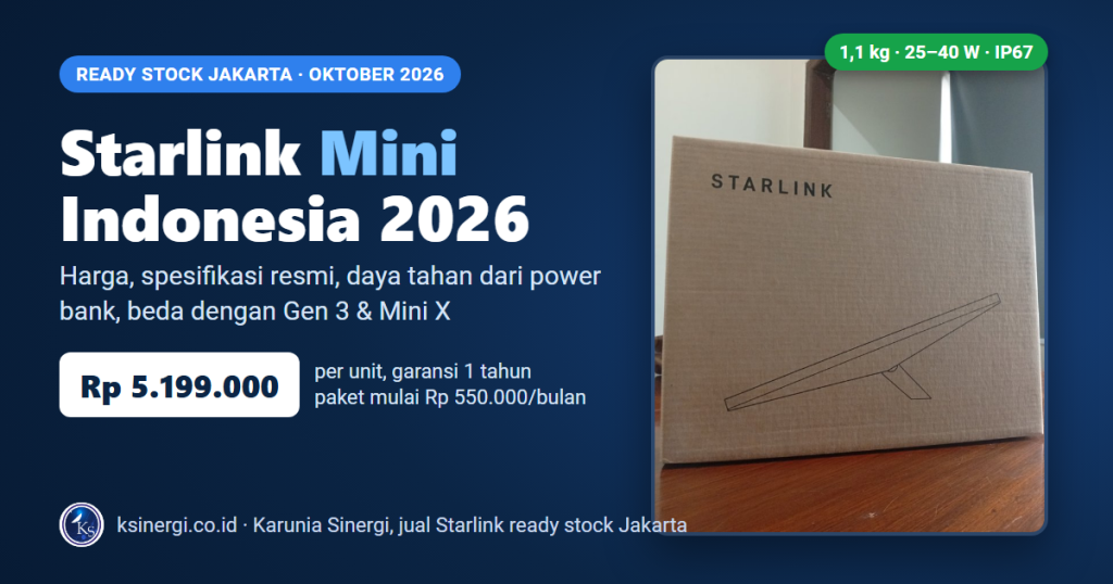 starlink mini ready stock di jakarta