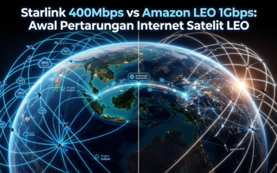 Starlink 400Mbps vs Amazon LEO 1Gbps Awal Pertarungan Internet Satelit LEO