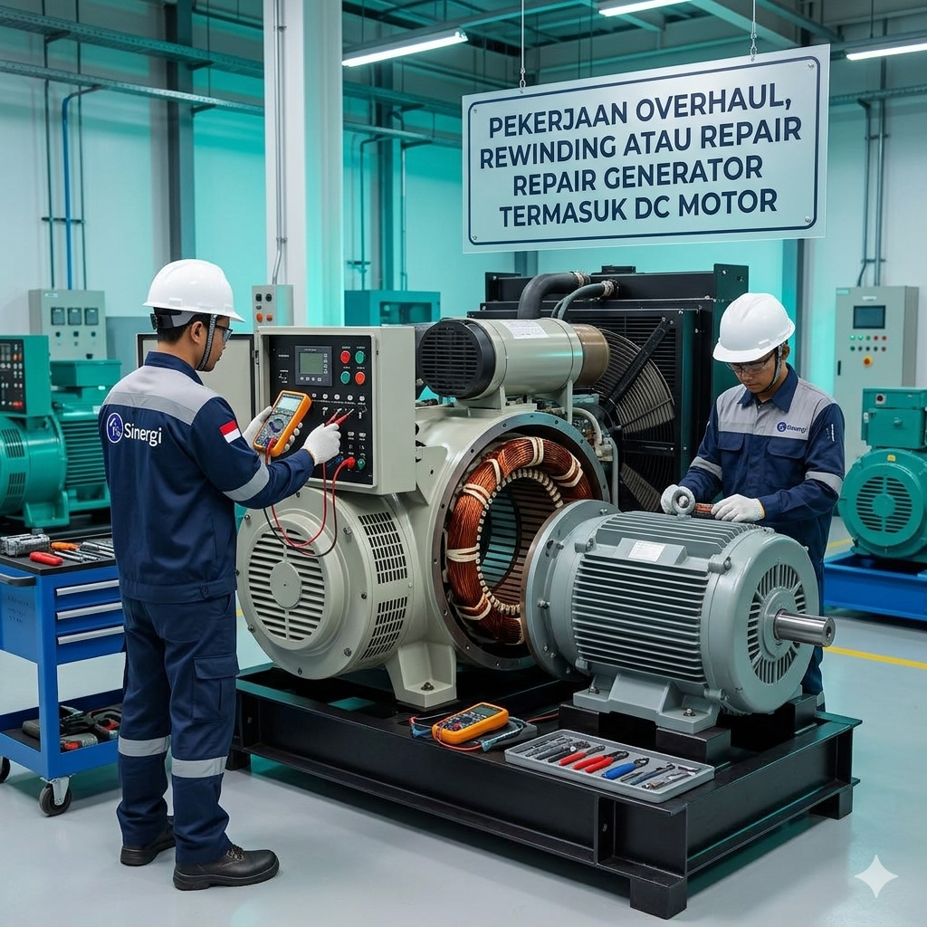 service overhaul rewinding generator