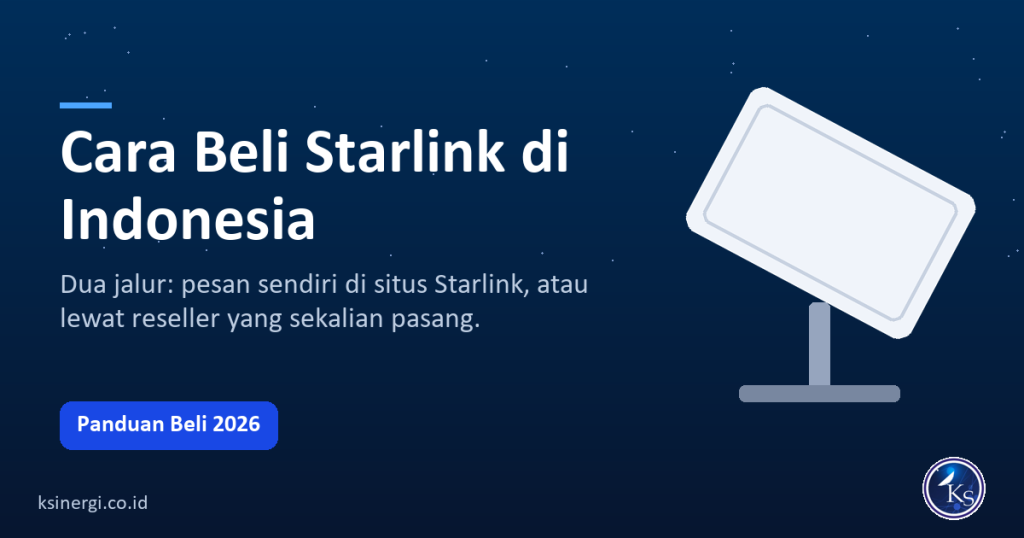 cara pasang starlink